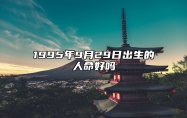 1995年9月29日出生的人命好吗 生辰八字、事业财运详解