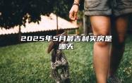 2025年5月最吉利买房是哪天 是买房的吉日吗？