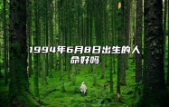 1994年6月8日出生的人命好吗 八字事业、婚姻、事业运势详解