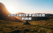 2023寡妇年不适合结婚的属相 寡妇年结婚对谁不好