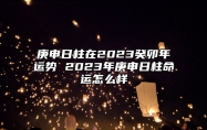 庚申日柱在2023癸卯年运势 2023年庚申日柱命运怎么样