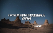 1972年2月23日出生的人命好吗 生辰八字运势、婚姻、事业分析