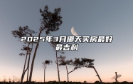 2025年3月哪天买房最好最吉利 是买房的吉日吗？