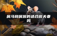 属马和属猴的适合做夫妻吗 属马和属猴的合不合