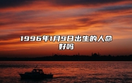 1996年1月9日出生的人命好吗 今日生辰八字查询