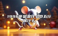 1996年鼠是什么命五行属什么 1996年的鼠是什么五行