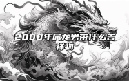 2000年属龙男带什么吉祥物 2000年属龙男带什么饰品走运好