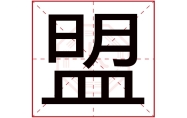 盟字在名字里的含义,盟字起名的寓意,盟字五行属什么