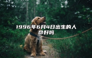 1996年6月4日出生的人命好吗 五行缺什么命运好不好